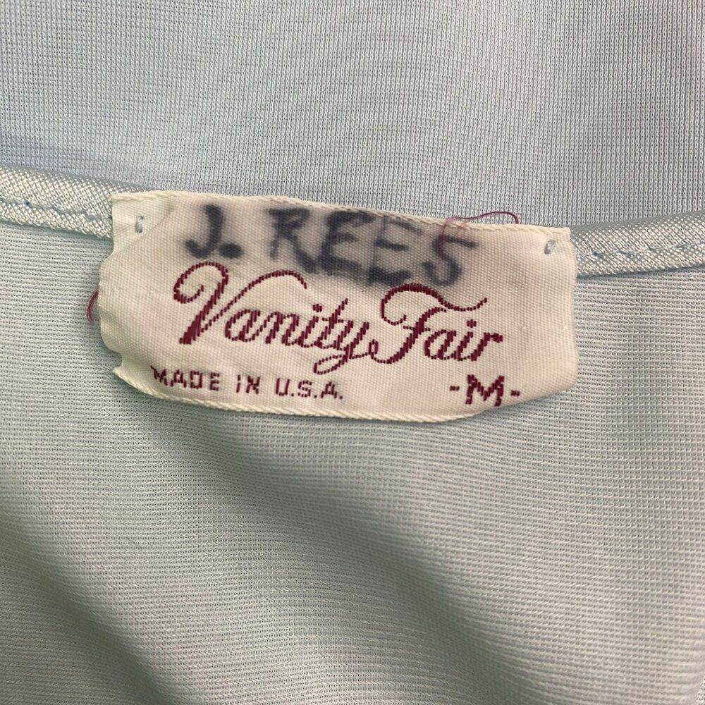 Vanity Fair Blue Nightgown Size Medium - Picture 5 of 6